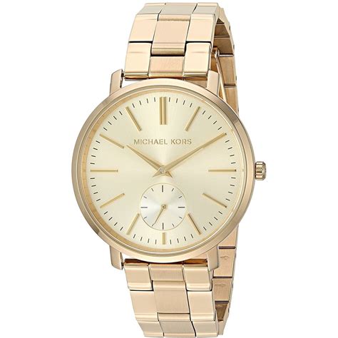 michael michael kors women's jaryn round stainless steel|Michael Kors Women's Jaryn Three.